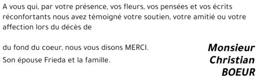 Christian BOEUR