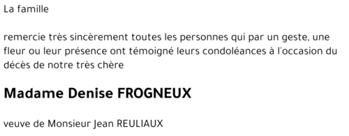 Denise FROGNEUX