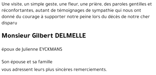 Gilbert DELMELLE