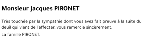 Jacques PIRONET