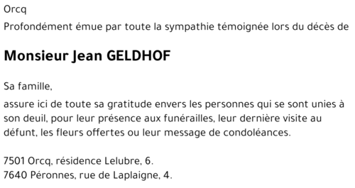 Jean GELDHOF