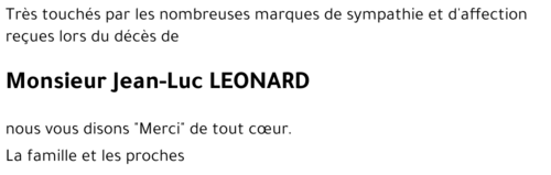 Jean-Luc LEONARD