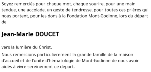Jean-Marie DOUCET