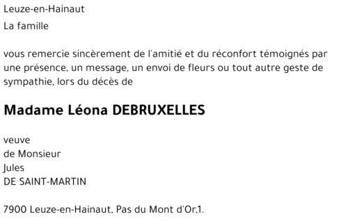 Léona DEBRUXELLES
