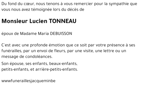 Lucien TONNEAU