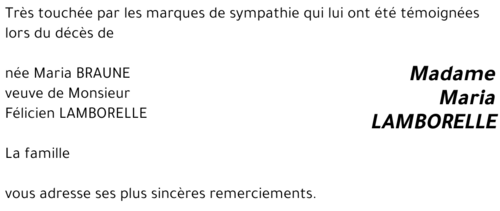 Maria BRAUNE