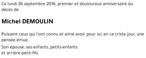 Michel DEMOULIN