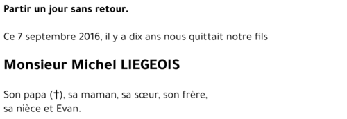 Michel LIEGEOIS 