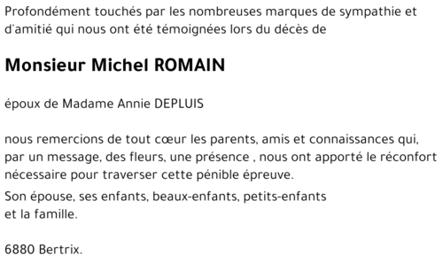 Michel ROMAIN