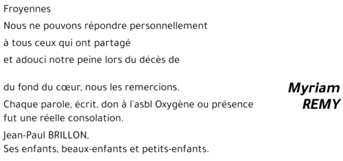 Myriam REMY