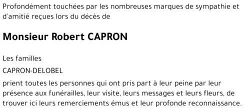 Robert CAPRON