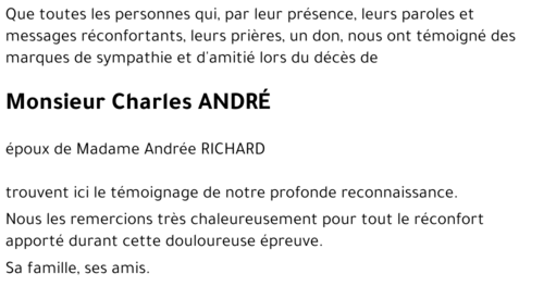 Charles ANDRÉ