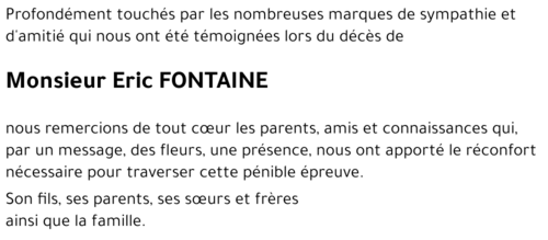 Eric FONTAINE