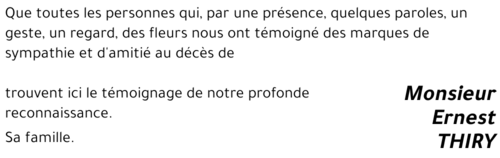 Ernest THIRY