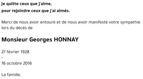 Georges HONNAY