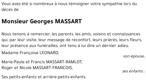 Georges MASSART