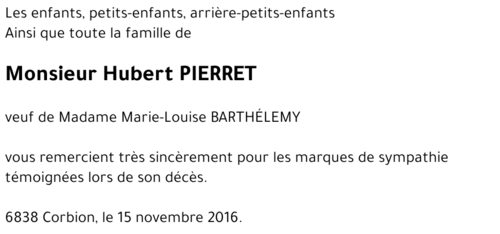 Hubert PIERRET