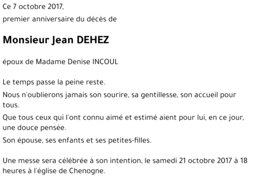 Jean DEHEZ