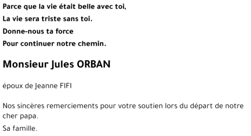 Jules ORBAN