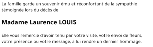 Laurence LOUIS