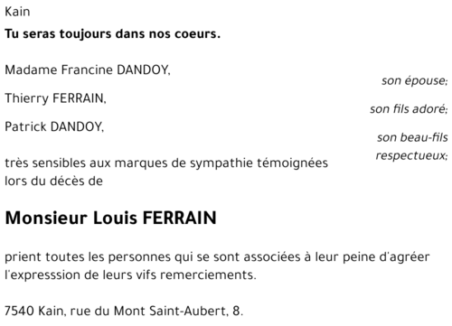 Louis FERRAIN