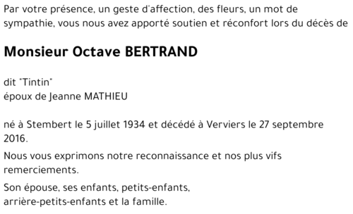 Octave BERTRAND