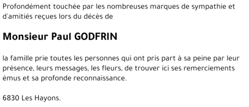 Paul GODFRIN