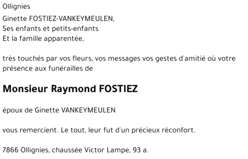 Raymond Fostiez