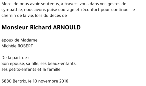 Richard ARNOULD