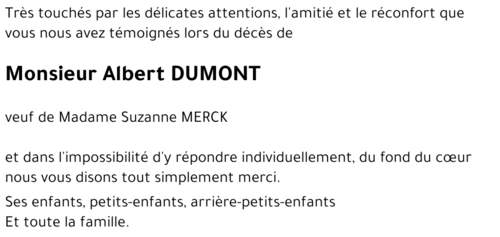 Albert DUMONT