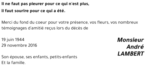 André LAMBERT
