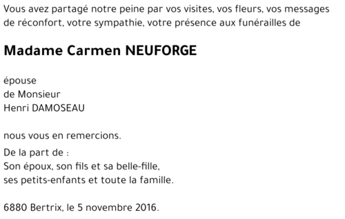 Carmen NEUFORGE