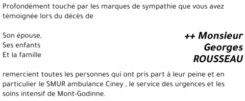 Georges ROUSSEAU