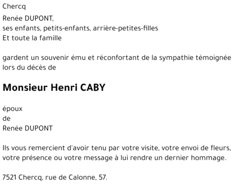 Henri CABY