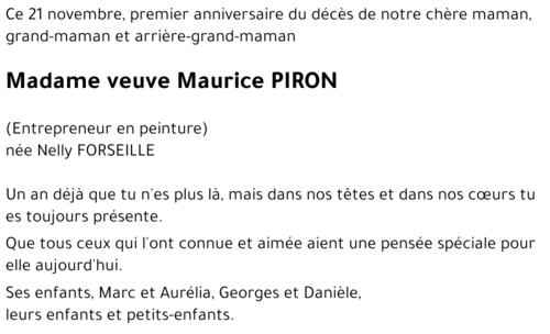 Nelly FORSEILLE
