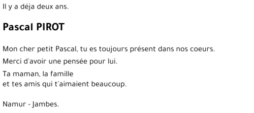 Pascal PIROT