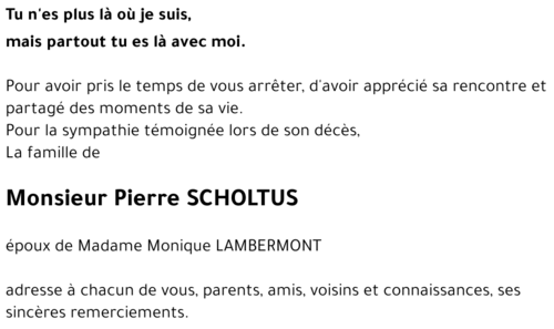 Pierre SCHOLTUS