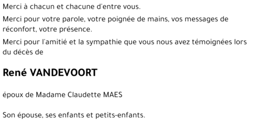 René VANDEVOORT
