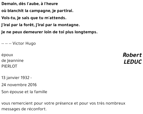 Robert LEDUC