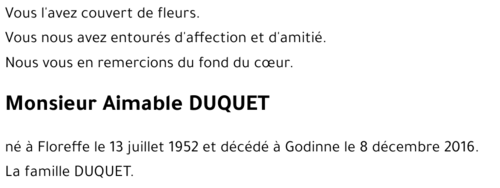 Aimable DUQUET