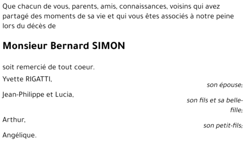 Bernard SIMON