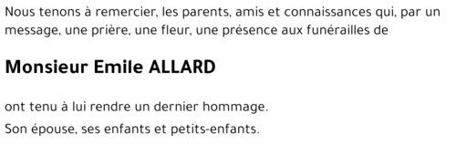 Emile ALLARD
