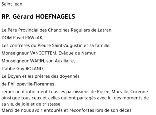 Gérard HOEFNAGELS