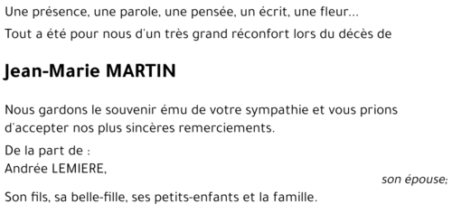 Jean-Marie MARTIN