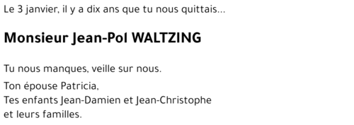 Jean-Pol WALTZING