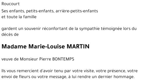 Marie-Louise MARTIN