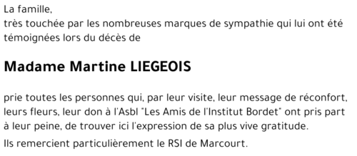 Martine LIEGEOIS