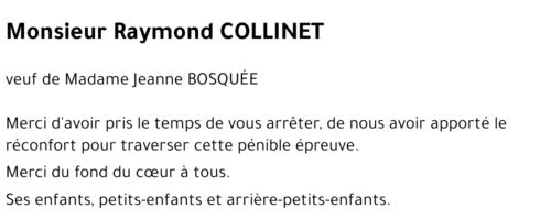 Raymond COLLINET