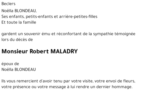 Robert MALADRY