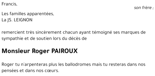 Roger pairoux